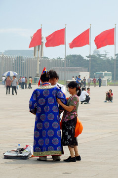 游客 旅游纪念照