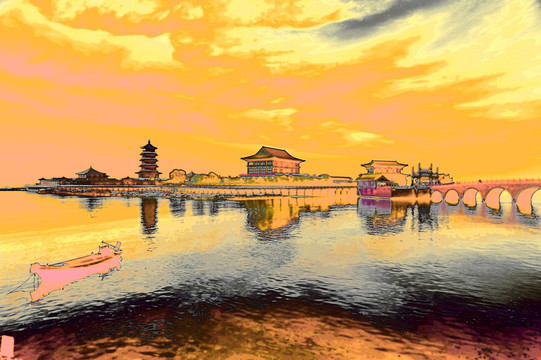 抽象風(fēng)景畫（未分層）