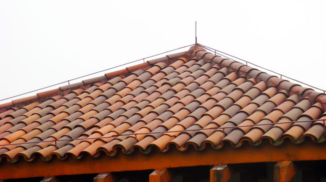 屋顶 瓦片