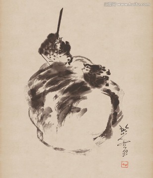 高清國畫 國畫花鳥（合層）