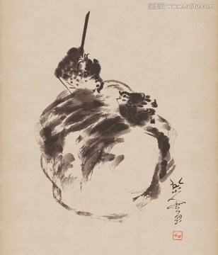 高清国画 国画花鸟（合层）