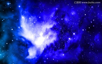 藍(lán)色星空背景
