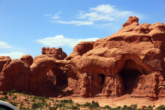 地质 拱门 红砂岩