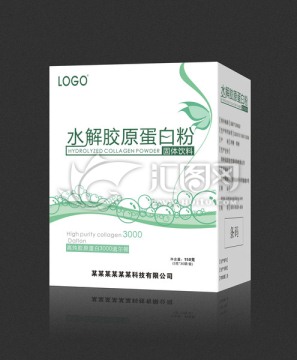 水解膠原蛋白粉 平面圖