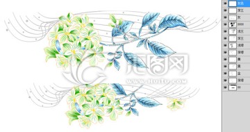 花紙 小花亂放