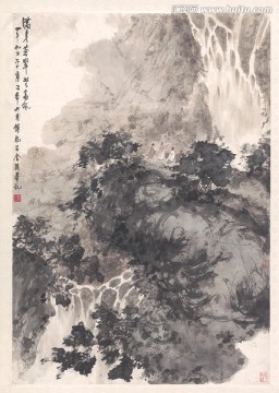 高清国画 山水国画（合层）