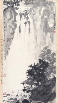 高清國畫 山水國畫（合層）