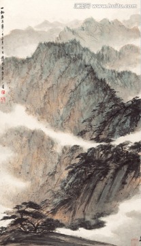 高清國(guó)畫 山水國(guó)畫（合層）