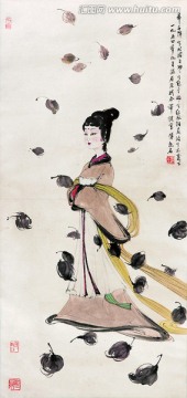 高清國(guó)畫 國(guó)畫人物（合層）