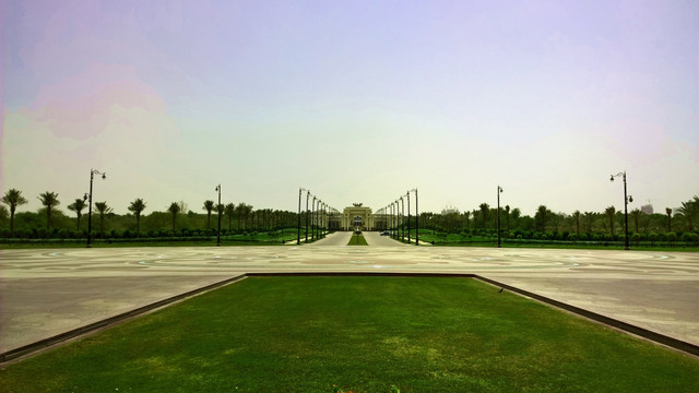 迪拜皇宫远景