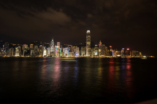 香港维多利亚港夜色