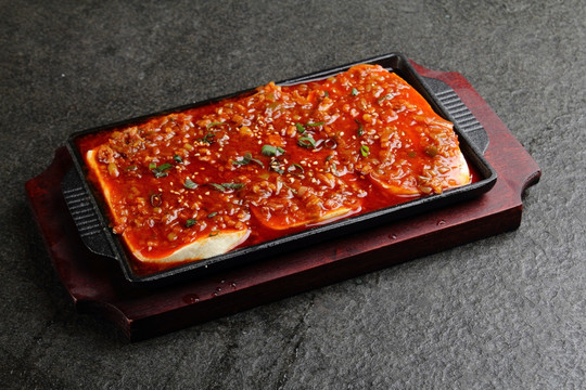 鐵板煎豆腐