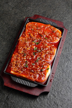 鐵板煎豆腐