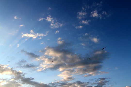 天空 云彩 蓝天 晚霞 天气