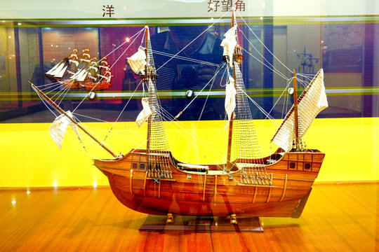 风帆船模型