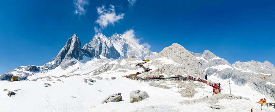 玉龙雪山全景