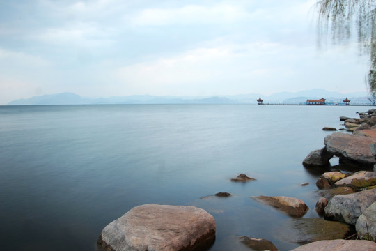 大理洱海高原湖泊