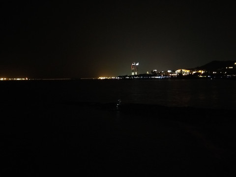 夜景 海岸
