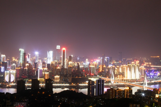 重庆都市夜景