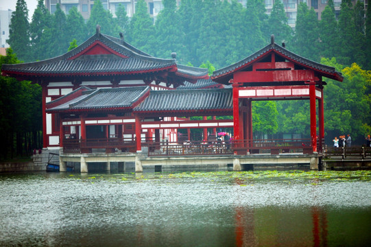 仿古建筑 凉亭 园林 景观