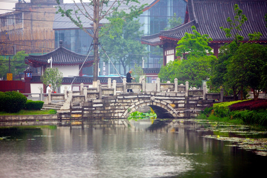 仿古建筑 凉亭 园林 景观