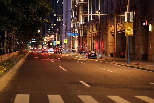 上海夜晚街景