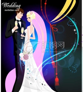 婚禮插畫(huà)人物
