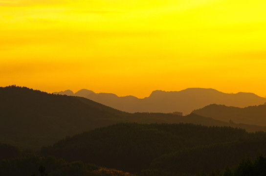 风景 暖调风景