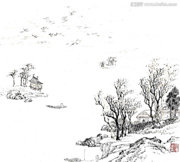 張復(fù) 瀟湘八景圖