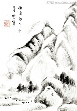 风景国画