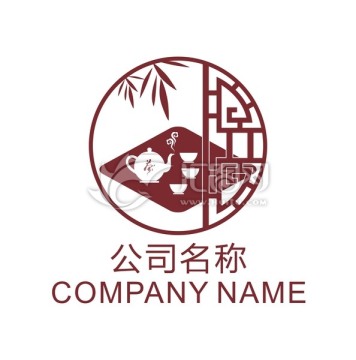 茶庄logo