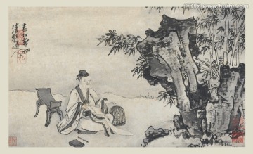 高清国画 人物国画（合层）