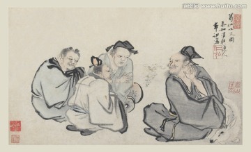 高清国画 人物国画（合层）