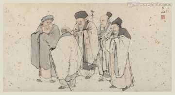 高清國畫 人物國畫（合層）