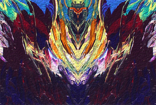 抽象油畫（未分層）