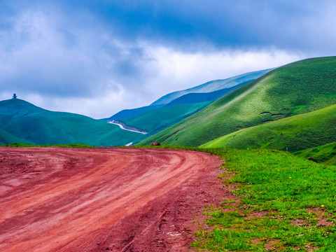 高山土路