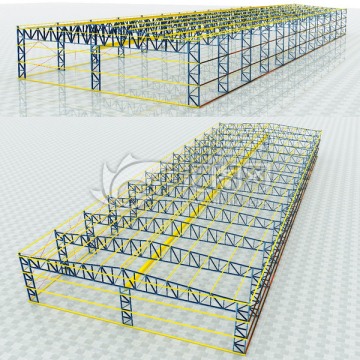 厂房钢结构骨架