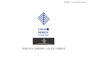 标志logo 阶梯 简洁