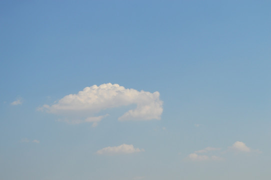 夏日晴空 蓝天白云