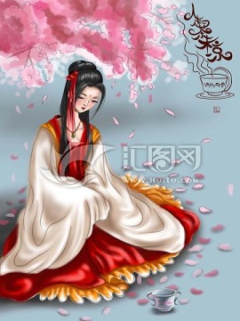 手繪美女