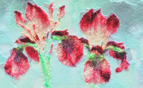 花卉裝飾畫