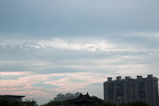 天空云彩 朝霞