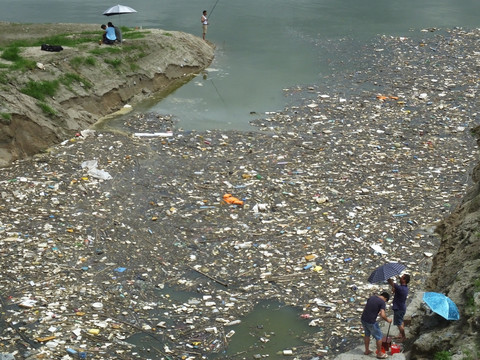 大坝三峡垃圾