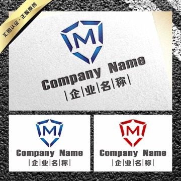 M字母立體LOGO設(shè)計(jì)