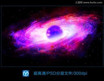 宇宙星空星云背景素材