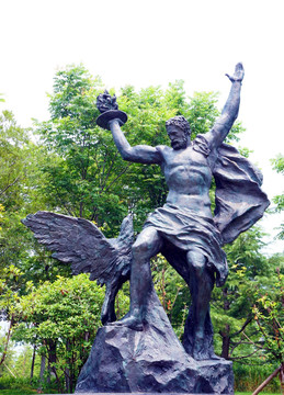 普罗米修斯 公共雕塑