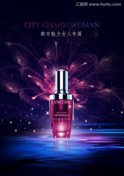 奢華高貴 香水 化妝品海報