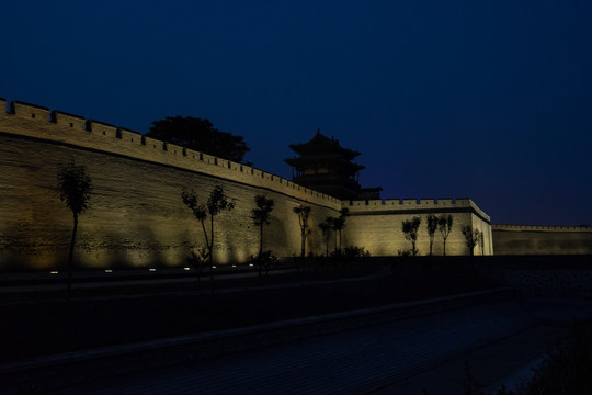 平遥古城夜色