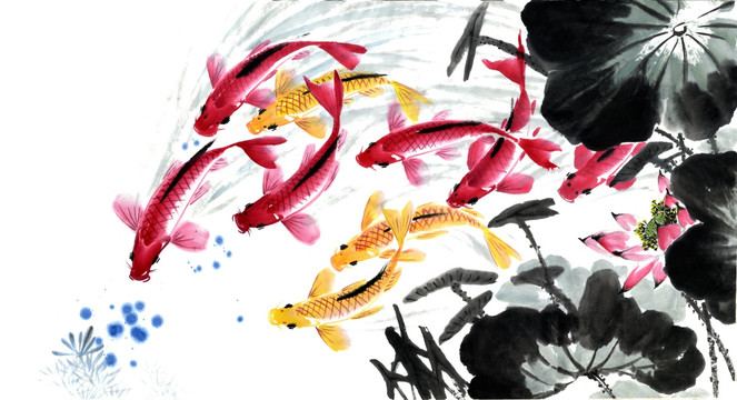 九魚圖 九如圖