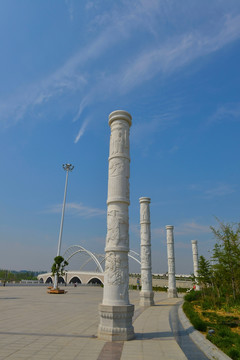 城市休闲广场 城市风光